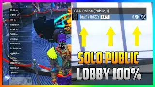 How to Get EMPTY Public Lobby on GTA Online | WORKING SOLO PUBLIC LOBBY GLITCH Xbox One/PS4/PC 1.58