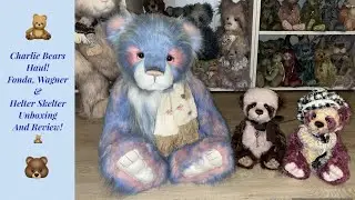 Charlie Bears Fonda, Wagner, & Helter Skelter Unboxing And Review!