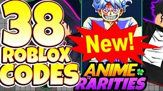 Anime Rarities, RNG Anime Rarities, Roblox, 38 SECRET CODES, ALL WORKING CODES