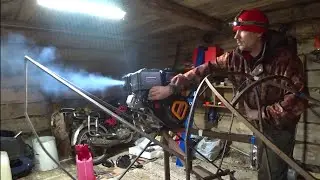 ЛИФАН 20 Л.С / ПЕРВЫЙ ЗАПУСК / ГАЗ НА ПРЯМУЮ / АЭРОСАНИ ПИЖМА.