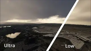 Side by Side Cloud Comparison - Microsoft Flight Sim (Late 2023 Update - Seattle KSEA)
