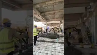 Casting concrete #sorts #construction #buildingengineering #constructionengineering