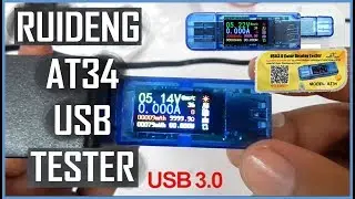 RUIDENG AT34 USB TESTER Review & UNBOXING.