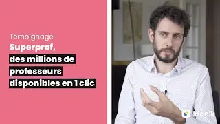 Superprof, des millions de professeurs disponibles en 1 clic