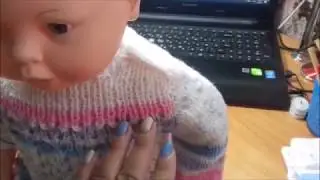 As I'm knitting sleeves knitting