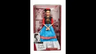 Amazon Barbie Inspiring Women Frida Kahlo Doll -Iconic Artist