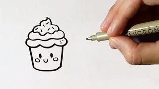 Zo teken je een schattige Cupcake! | Doodle Dag #47