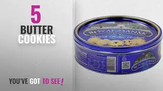 Best Butter Cookies [2018]: Royal Dansk Danish Cookie Selection, No Preservatives or Coloring