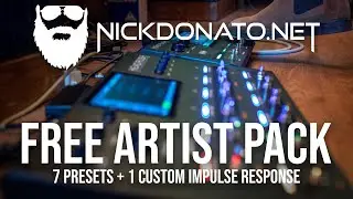 Headrush Pedalboard Gigboard - Nick Di Donato Artist Free Pack