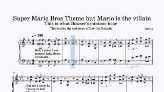 Super Mario Bros. but Mario is the villain - Bad Ending