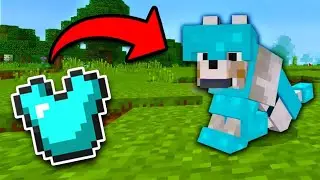 КАК ОДЕТЬ БРОНЮ НА ВОЛКА В МАЙНКРАФТ ПЕ 1.16.210.57 , Minecraft Pe 1.16.201