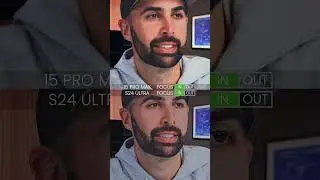 iPhone 15 Pro Max vs. Galaxy S24 Ultra Camera Focus Test