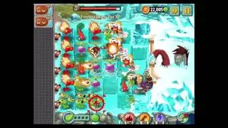 Plants vs. Zombies 2 - Frostbite Caves - Day 30 Walkthrough