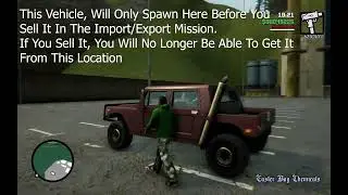 Patriot Location in GTA SA Definitive Edition  | Import / Export Side Mission