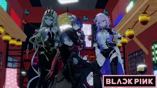 【Honkai Impact 3 MMD 4K UHD】Elysia | Mobius | Raven |  Raiden Mei【BLACKPINK - Forever Young】