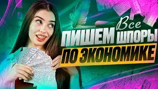 Пишем шпоры по всей Экономике + дарю планы | Маша Вайб | ЕГЭFlex