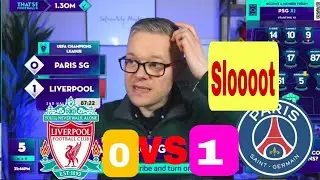 Psg 1 vs 0 Liverpool | RAEACTION Mark Goldbridge | Champions League | panalty