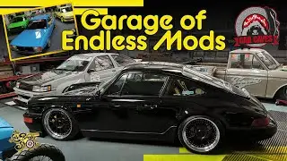 Jay's Modified Mecca Car Cave Garage Tour // Stance, Rare Rims, ITBs!