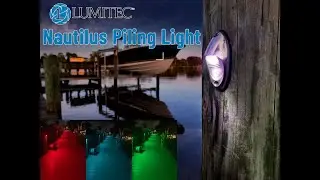 Lumitec Nautilus Boat Dock Piling Light by ApexLighting.com