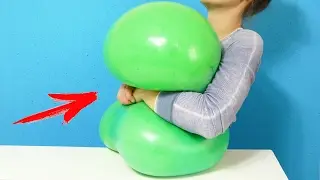 ГИГАНТСКИЙ АНТИСТРЕСС ИЗ ЛИЗУНА СВОИМИ РУКАМИ! ОГРОМНЫЙ СЛАЙМ 11 КГ!