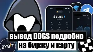 ВЫВОД DOGS НА БИРЖУ И КАРТУ | Как вывести токены Догс из Tonkeeper и Telegram