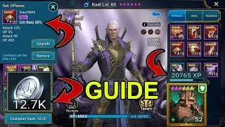 RAID: Shadow Legends - SILVER, GEAR AND EXP GUIDE