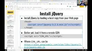 Introduction to jQuery, Getting Started on Assignment 5