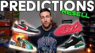 Yeezy VERMILION, LDWaffle SACAI UNDERCOVER, Jordan 3 PINE GREEN, Superstar BLACK Resell Predictions
