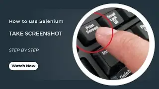 Take screenshot using Selenium - The precondition for computer vision testing