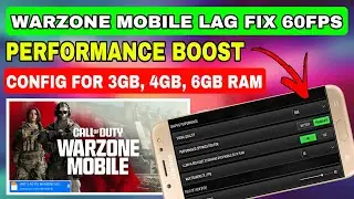 Unlock 60FPS Warzone Mobile Lag Fix | Reduce Heating, Ping Issues, Freezing & More | Warzone Mobile