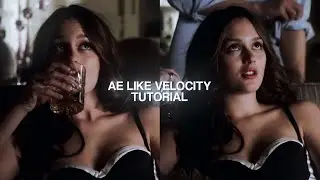 ae like smooth velocity tutorial on videostar pro || enkrat3ia