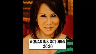 AQUARIUS OCTOBER 2020 Astrological Tarot Reading!  WOW!  What an intense and life changing month!