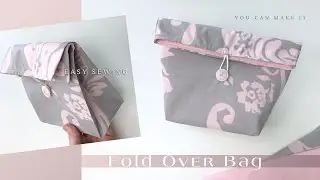 Fabric Gift Bag Tutorial | Easy sewing idea for beginners