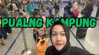 Pulang kampung, banyak di bandara, beda beda pesawatnya