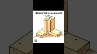 Правильный угол в каркасном доме!
