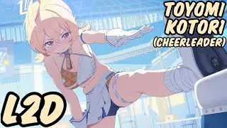 [Blue Archive] Toyomi Kotori (cheerleader) L2D [ENG SUB]