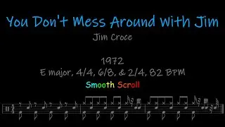 You Don't Mess Around With Jim, Chords, Lyrics and Timing