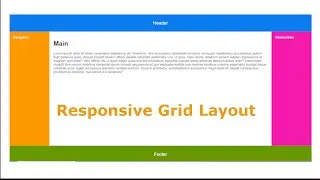 How to make responsive website layouts using grid.| Amin Coding.