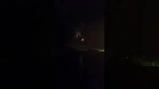 golf course firework display
