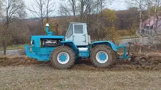 оранка 2023 30 ноября  трактор хтз т 150 крайняя оранка🖐👍🤝🚜