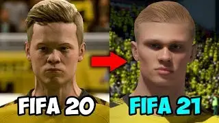 TOP 10 NEW FIFA 21 PLAYER FACES (Haaland, Firmino, Messi)