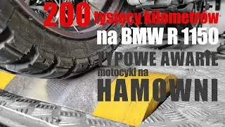 BMW 1150 GS ADV on the DYNAMIC after 200,000 km. Breakdowns on the road