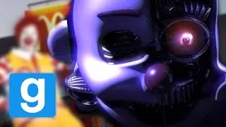 SISTER LOCATION MOD ENNARD VISITS MCDONALDS! (Gmod FNAF Sandbox Funny Moments) Garry's Mod