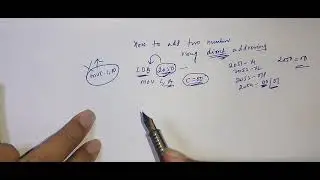 Write a Program to Add Two Number using Direct Addressing Mode in 8085 microprocessor