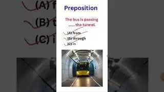 Correct Use of Preposition / Use of Through / Preposition Through / Preposition in English Grammar