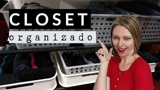 Como organizar o CLOSET - roupas, calçados, acessórios e muito mais! | Organização Pessoal ❤