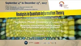 Quantum correlations, tensor norms, and factorizable quantum channels