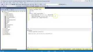 Create a Table in MS SQL Server