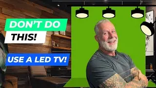 Never use a Green Screen!