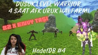 DÜŞÜK LEVEL WARRİOR İLE 4 SAAT URUK HAİ FARMI / 82 X ENVY TAŞI KIRDIK ! / HedefDB #4 / KNİGHT ONLİNE